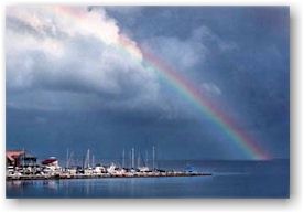 A view of Fisherman's Village and Charlotte Harbor